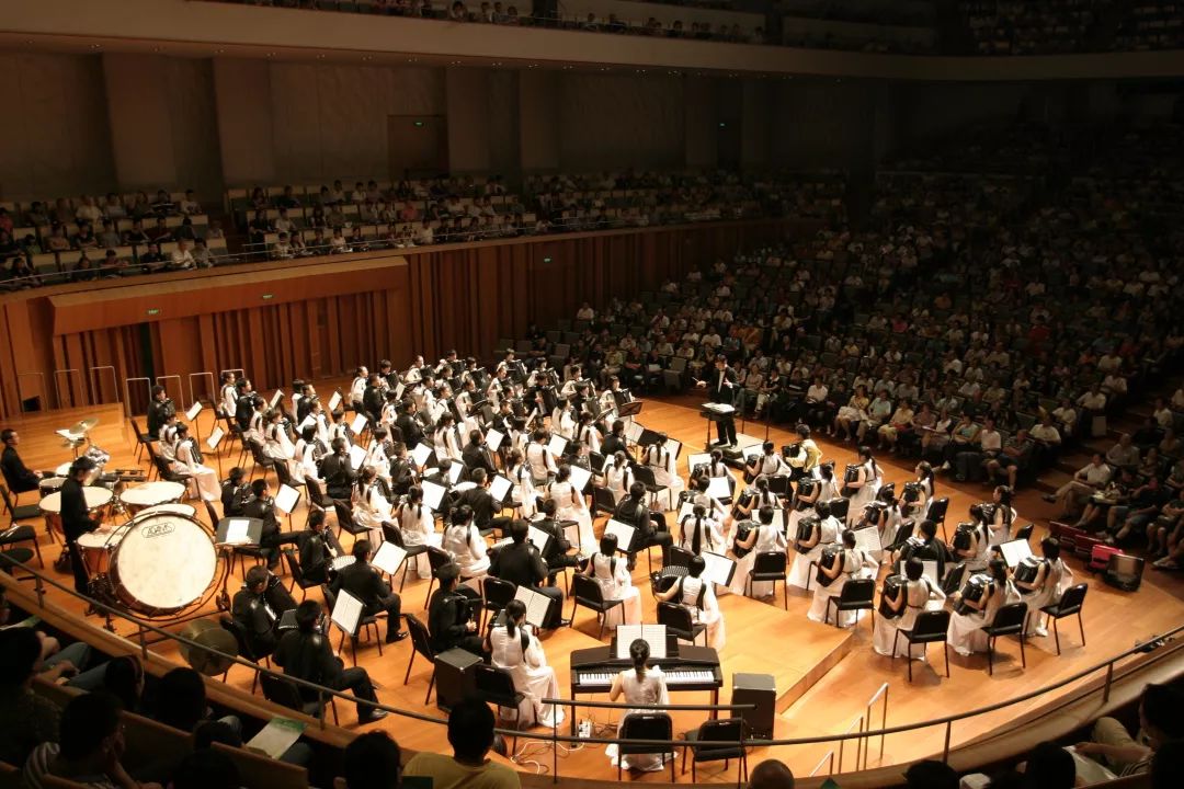 The Baidi Accordion Orchestra performing together